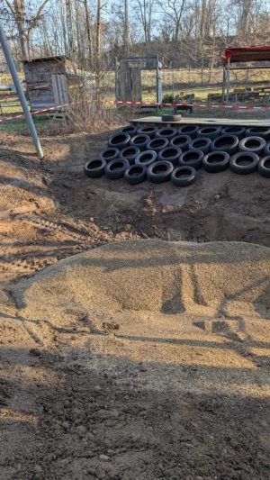 Instandsetzung der Riesenschaukel in Garath